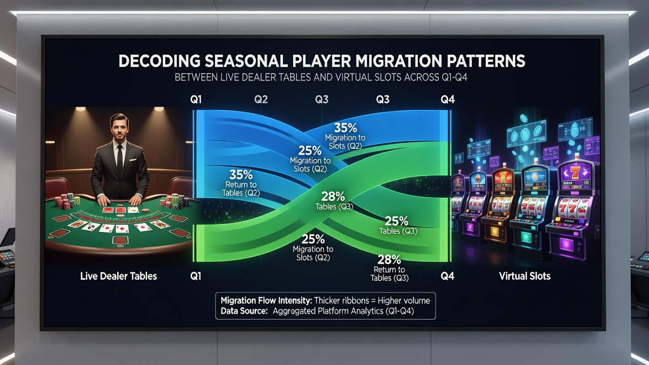 Virtual slot interface on a mobile device showing seasonal player activity trends on Asian licensed platforms