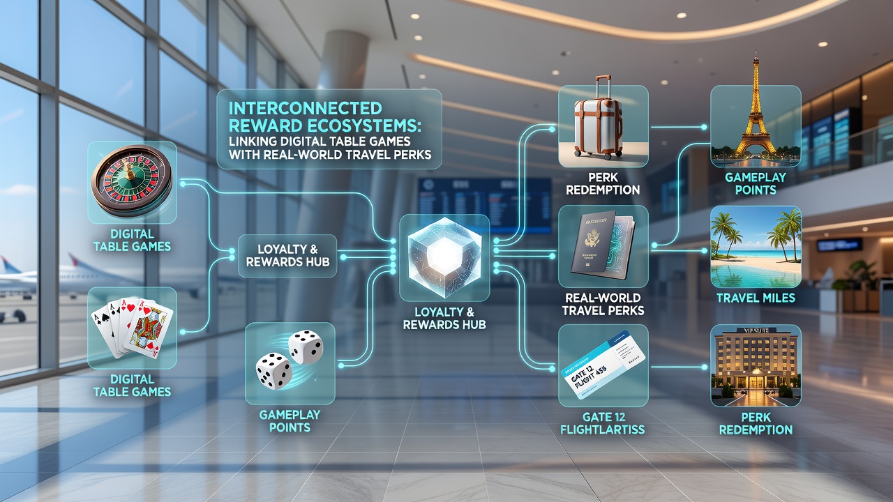 Players redeeming digital table game rewards for Southeast Asian travel experiences