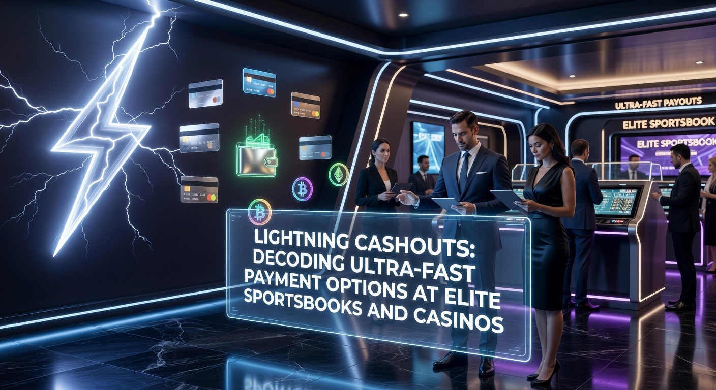 Digital graphic showing lightning bolts striking casino chips and sports betting slips, symbolizing ultra-fast cashout speeds at top online platforms