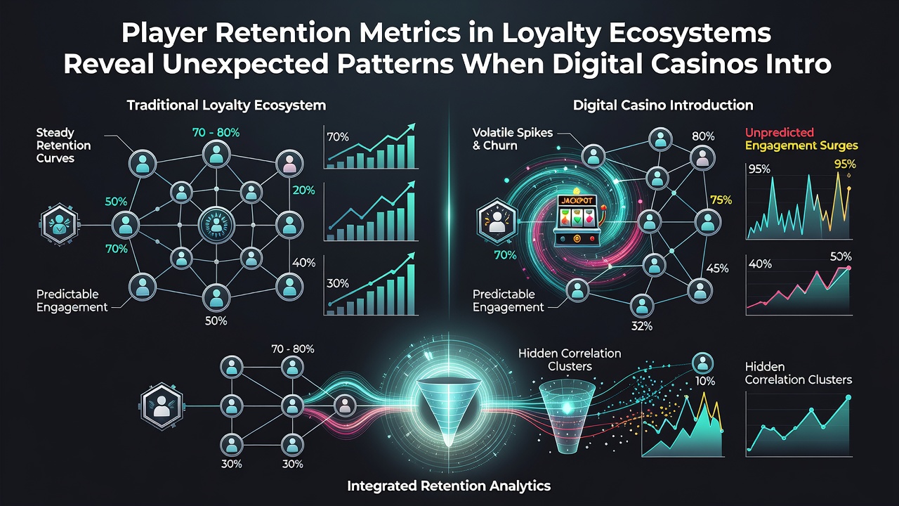 Analytics dashboard displaying player retention curves before and after hybrid reward implementation