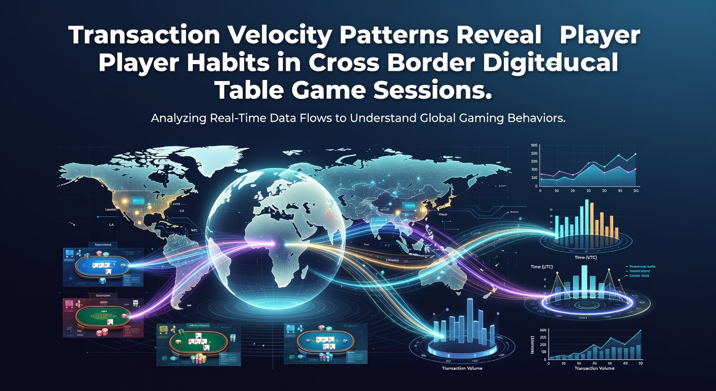 Digital table game interface showing real-time transaction data across international borders
